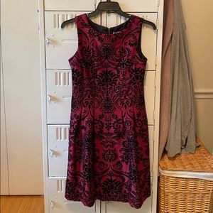 Pink Velvet Party Dress